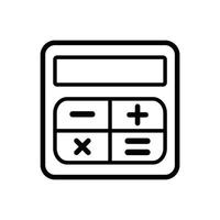 rekenmachine icoon ontwerp vector sjabloon
