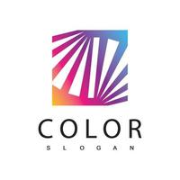 abstract kleurrijk logo sjabloon ontwerp vector