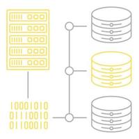 protocol icoon, geschikt voor een breed reeks van digitaal creatief projecten. vector