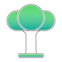 boom icoon, geschikt voor een breed reeks van digitaal creatief projecten. vector