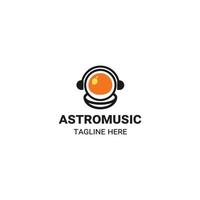 astronaut logo illustratie vector vrij