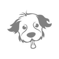 puppy icoon logo ontwerp vector