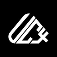 ucx brief logo creatief ontwerp met vector grafisch, ucx gemakkelijk en modern logo.
