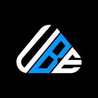 ube brief logo creatief ontwerp met vector grafisch, ube gemakkelijk en modern logo.