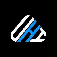 uhi brief logo creatief ontwerp met vector grafisch, uhi gemakkelijk en modern logo.