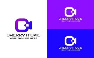 modern movi logo ontwerp vector