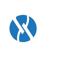 x brief logo sjabloon vector pictogram