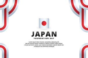 Japan fundament dag ontwerp vector