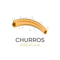 heerlijk churros vector illustratie logo