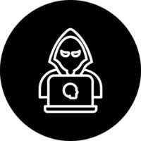 hacker vector pictogram