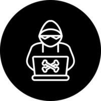 hacker vector pictogram