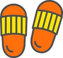 slippers vector icoon