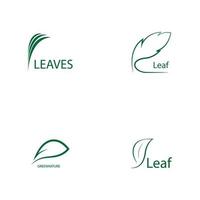 groen blad logo vector