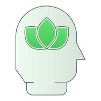 denken groen icoon, geschikt voor een breed reeks van digitaal creatief projecten. vector