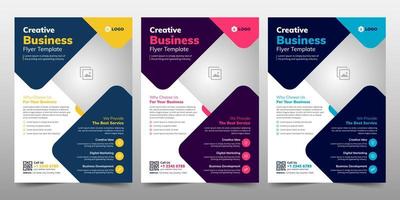 creatief zakelijke bedrijf folder brochure sjabloon ontwerp, abstract bedrijf folder, vector sjabloon ontwerp