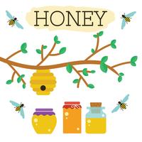 Gratis Honey Beehive Vector