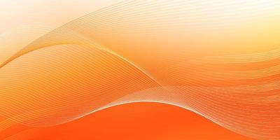 abstract meetkundig wit en oranje kleur achtergrond met modern golvend lijn, Golf element patroon. vector illustratie.