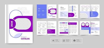 Product catalogus brochure ontwerp sjabloon vrij vector