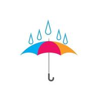 paraplu icoon vector ontwerp