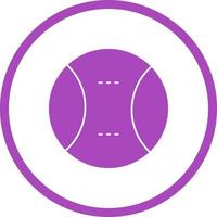 mooi tennis bal glyph vector icoon