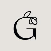 mooi mode schoonheid logo brief g vector