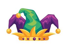 grappenmaker hoed mardi gras vector