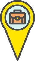 locatie vector pictogram