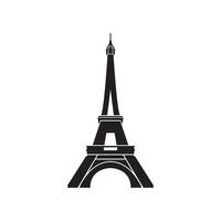 eiffel toren in Parijs. geïsoleerd Aan wit achtergrond, vector ontwerp.