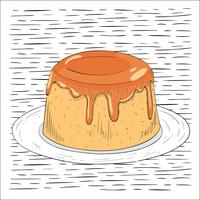 Gratis Hand Getrokken Vector Cake Illustratie