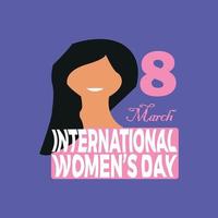 Internationale vrouwen dag, t-shirt ontwerp ,poster, afdrukken, ansichtkaart en andere toepassingen vector