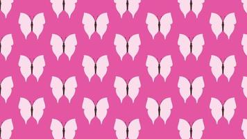 roze vlinder behang vector
