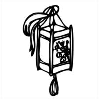 Azië meisje in sakura en bamboe. Japan tradities van de oosten. spa elementen voor de logo .tekening tekening stijl. vector