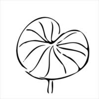 Azië meisje in sakura en bamboe. Japan tradities van de oosten. spa elementen voor de logo .tekening tekening stijl. vector