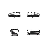 bus, reizen bus logo vector