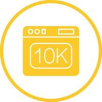 10k vector icoon