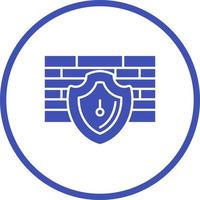 firewall vector pictogram