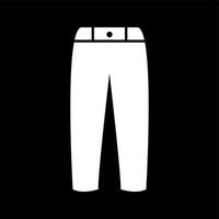 uniek broek vector glyph icoon