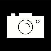 uniek camera vector glyph icoon