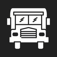 mooi bus vector glyph icoon