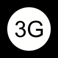 beautifu 3g glyph vector icoon