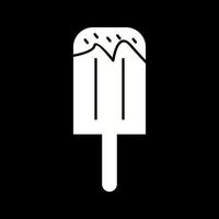 mooi ijs lolly glyph vector icoon