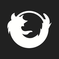 mooi firefox vector glyph icoon