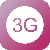 beautifu 3g glyph vector icoon