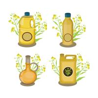 Canola Oil-collectie vector