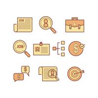 Gratis Job Search Icon Vector