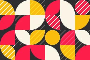 abstract geometrie patroon ontwerp van Scandinavisch stijl voor bedrijf web spandoek. artwork met gemakkelijk vorm en lijnen patroon streep decoratie achtergrond. vector