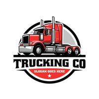 vrachtvervoer bedrijf logo ontwerp vector