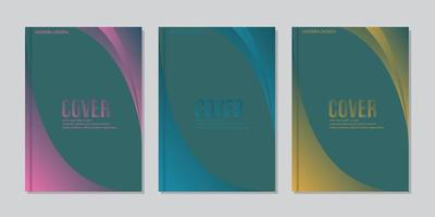 abstract vector covers ontwerp sjabloon. meetkundig helling achtergrond. Hoes sjabloon voor jaar- rapport, tijdschrift, boekje, voorstel, portofolio, brochure, poster.
