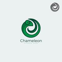 abstract cirkel groen kameleon logo symbool icoon vector