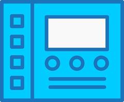 bedieningspaneel vector pictogram